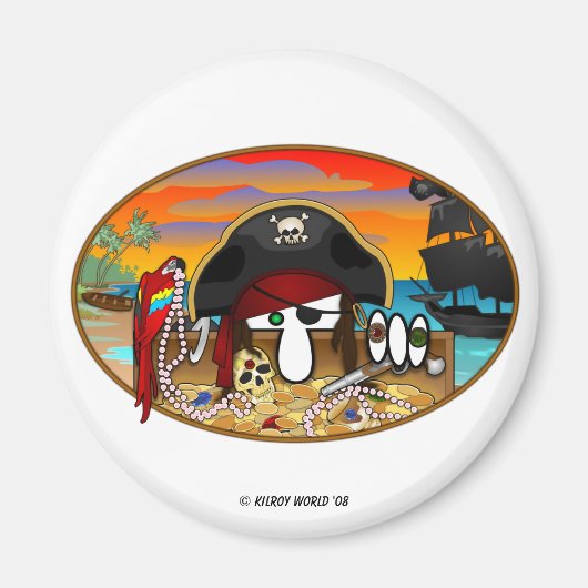 KK海賊磁石 マグネット (正面)