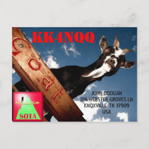 KK4NQQ QSLカード ポストカード