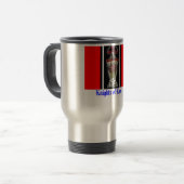 =KK=Logo、Kaosの騎士 トラベルマグ (正面左)