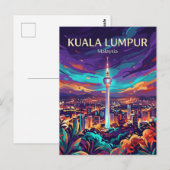 KLタワー マレーシア ポストカード (正面/裏面)