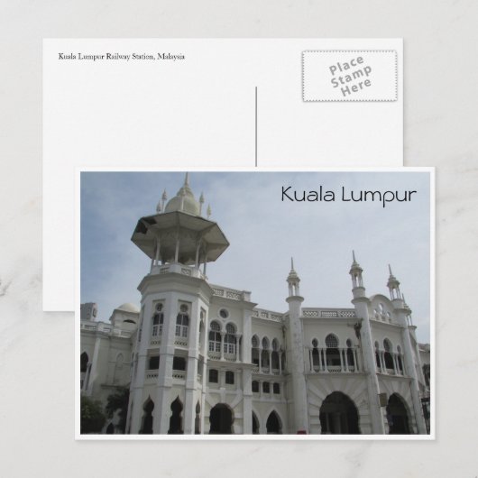 kl鉄道駅 ポストカード (正面/裏面)