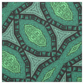 Klaatuの水および緑 ファブリック (見本)