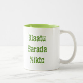 Klaatu Barada Nikto ツートーンマグカップ