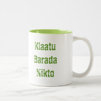 Klaatu Barada Nikto ツートーンマグカップ