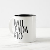 KLAATU BARADA NIKTO ツートーンマグカップ (正面左)