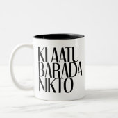 KLAATU BARADA NIKTO ツートーンマグカップ (左)