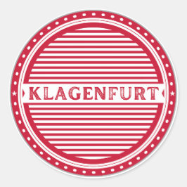 Klagenfurt City Pride Emblem – Austria Identity ラウンドシール