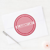 Klagenfurt City Pride Emblem – Austria Identity ラウンドシール (封筒)