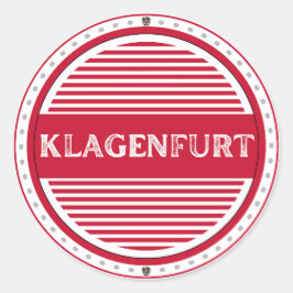 Klagenfurt City Pride Emblem – Austrian Identity ラウンドシール