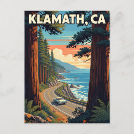 Klamath California Travel ポストカード