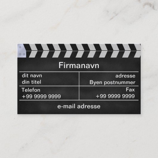 klap Biograf 名刺 (正面)