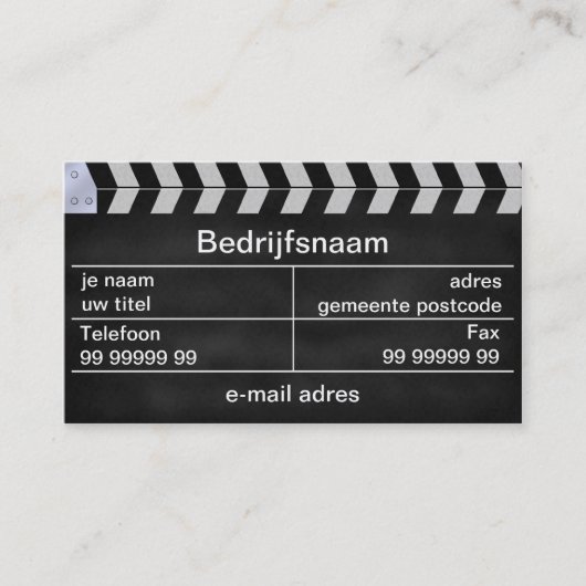 klap bioscoop 名刺 (正面)