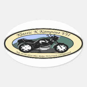 Klassic K Kampout VII 楕円形シール