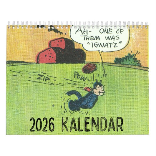 Klassic Kartoon Kat 2026 カレンダー (カバー)