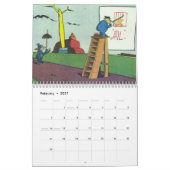 Klassic Kartoon Kat 2026 カレンダー (2月 2027)