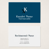 Klassisch blau  (正面&裏面)