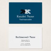 Klassisch blau  (正面&裏面)