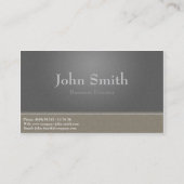 Klassische elegante edle business visitenkarte 名刺 (裏面)