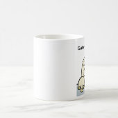 Klassische, weiße Tasse コーヒーマグカップ (中央)