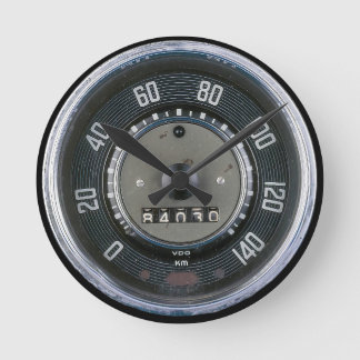 Klassischer Käfer Tachometer Oldtimer ラウンド壁時計
