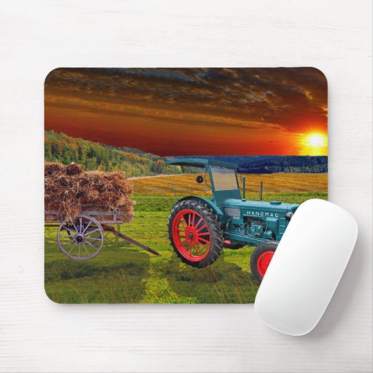 "Klassischer Trecker" マウスパッド (マウス)