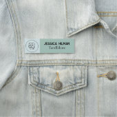 Klassisk namnbricka Olive & Light Green Dentist 名札 (インサイチュ)