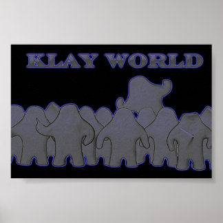 Klay World Poster Black Glow ポスター