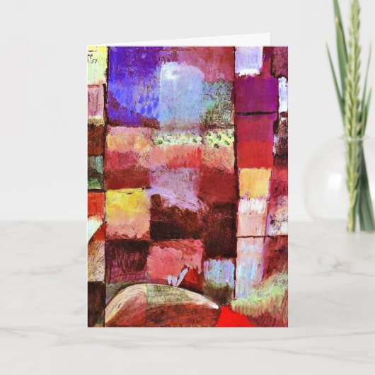 Klee – この花は消えようとしている カード (正面)