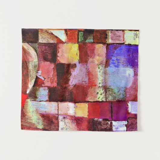 Klee – この花は消えようとしている タペストリー (正面(横))