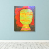 Klee – アクターのマスク キャンバスプリント (インサイチュ (ウッドフロア))