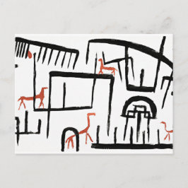 Klee – エンクロージャ内の動物 ポストカード