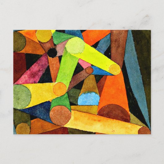 Klee – オープン山の水色 ポストカード (正面)