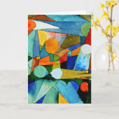 Klee – カラー形状 カード (黄色い花)