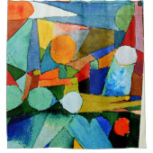 Klee – カラー形状 シャワーカーテン (正面)