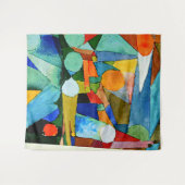 Klee – カラー形状 タペストリー (正面(横))