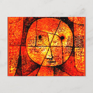 Klee – ガーゼ、カラフル抽象芸術アートワーク ポストカード
