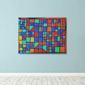 Klee – グラスファサード キャンバスプリント (インサイチュ (ウッドフロア))