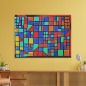 Klee – グラスファサード キャンバスプリント (インサイチュ (リビング))