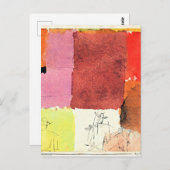 Klee – コンポジションと姿、 ポストカード (正面/裏面)