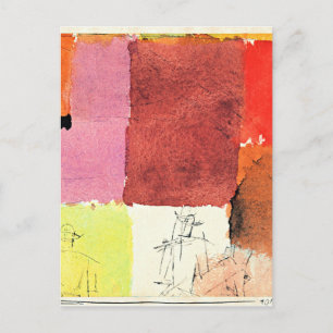 Klee – コンポジションと姿、 ポストカード