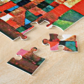 Klee – シティ写真(赤と緑) ジグソーパズル (側面)