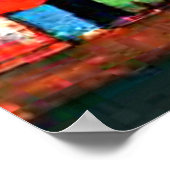 Klee – シティ写真(赤と緑) ポスター (角)