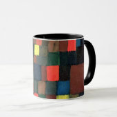 Klee - スクエアの抽象的な色彩調和 マグカップ (正面右)