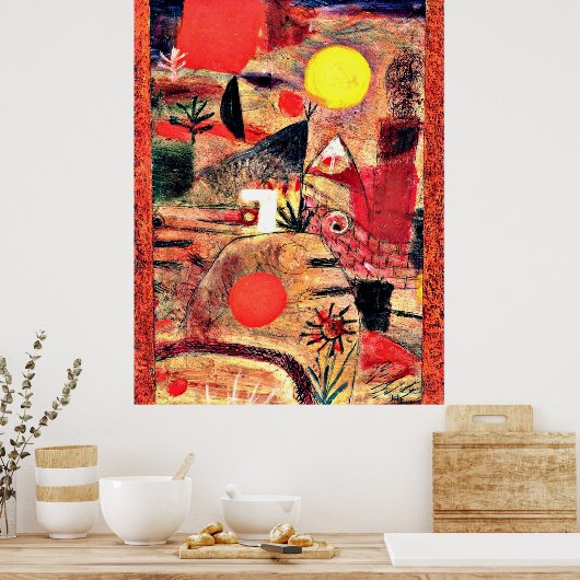 Klee – セレモニーとサンセット ポスター (キッチン)