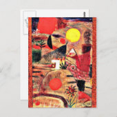 Klee – セレモニーとサンセット ポストカード (正面/裏面)