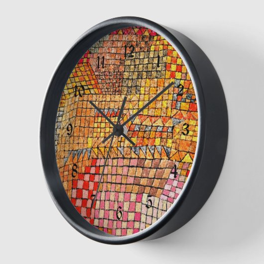 Klee – タウンキャッスルKr. 壁時計 (傾斜)