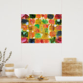 Klee – ツリーとアーキテクチャ ポスター (キッチン)