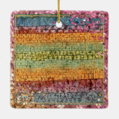 Klee – ツリー子供部屋スパークル セラミックオーナメント (裏面)