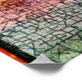 Klee – ツリー子供部屋、人気がある抽象芸術アートワーク ポスター (角)