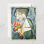 Klee – トマト付き女性 ポストカード (正面/裏面)